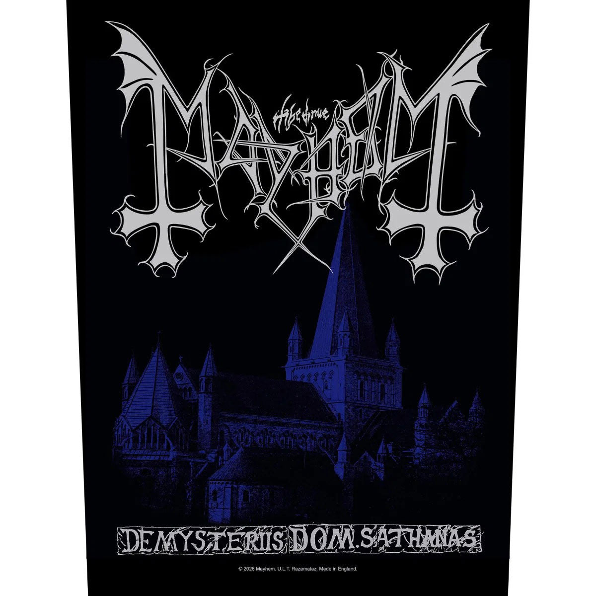 Mayhem back patch - De Mysteriis Dom Sathanas