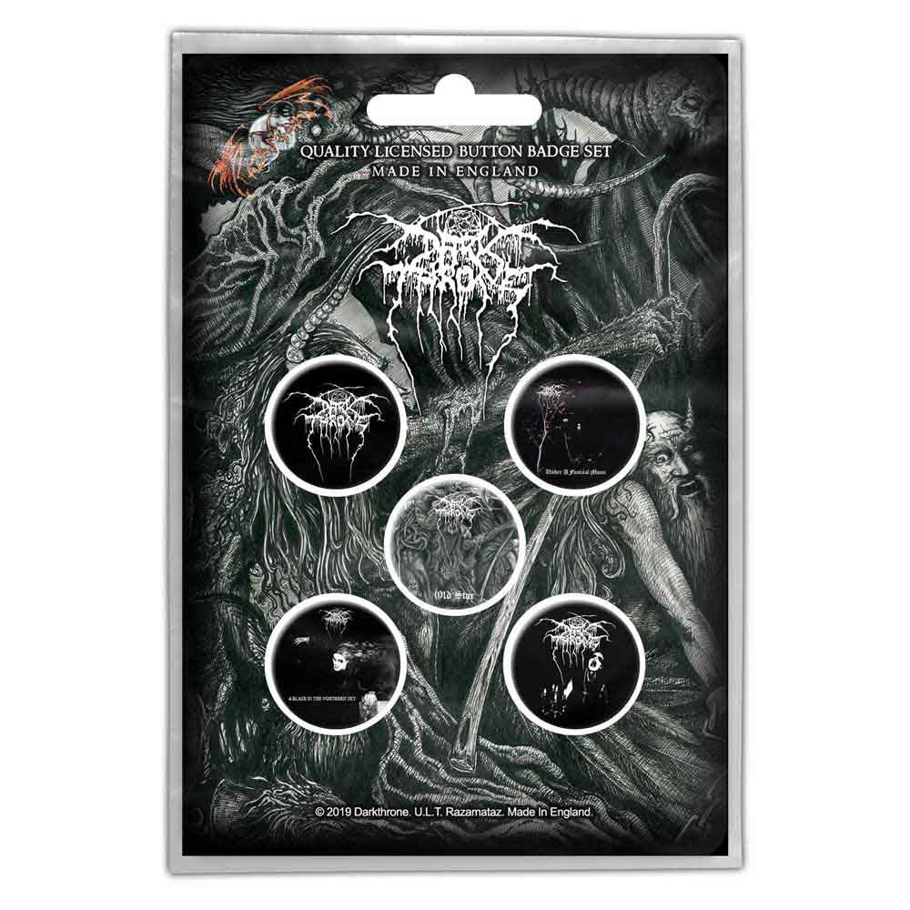 Darkthrone buttons (5pk)