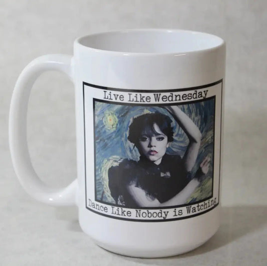 Keramisk krus: Live like Wednesday