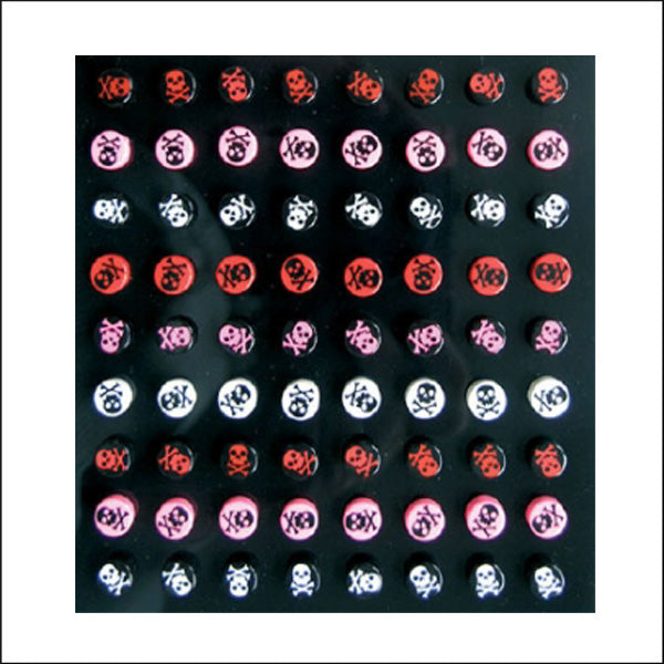 Hodeskalle-øredobber (studs i par)