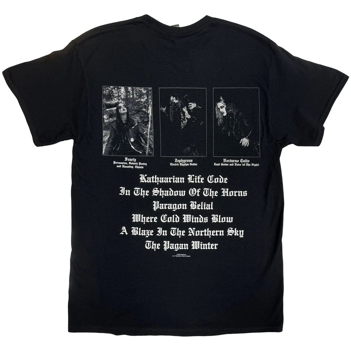 Darkthrone – A Blaze In The Northern Sky - Unisex T-skjorte (back print)
