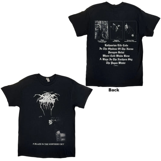 Darkthrone – A Blaze In The Northern Sky - Unisex T-skjorte (back print)