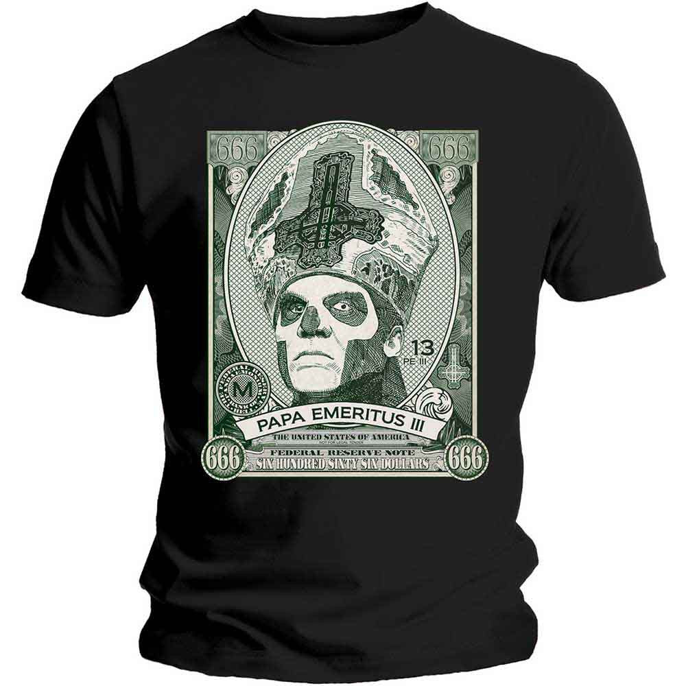 Ghost - Papa Emeritus III T-skjorte (Cash)