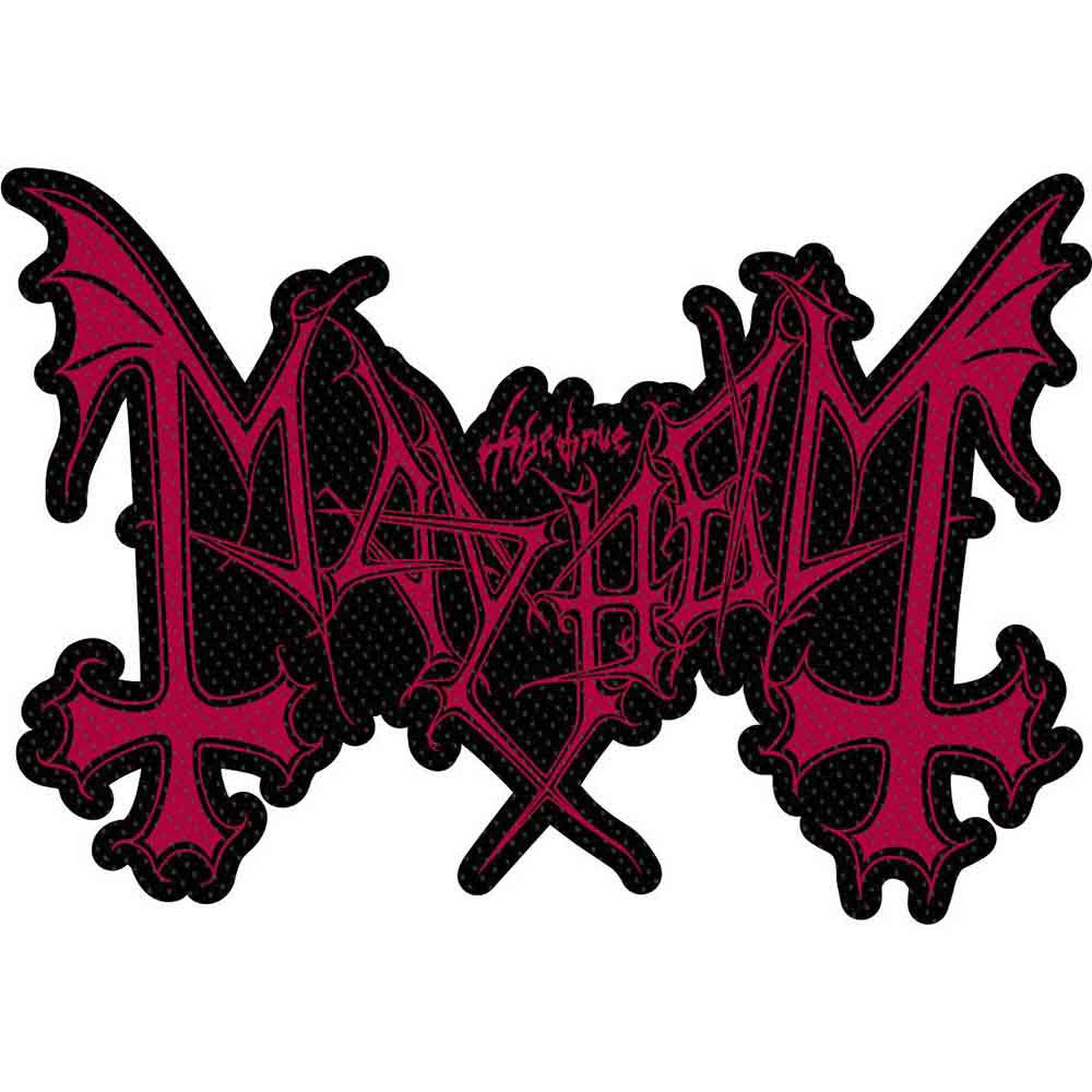 Mayhem patch – Logo Cut Out (Rød)