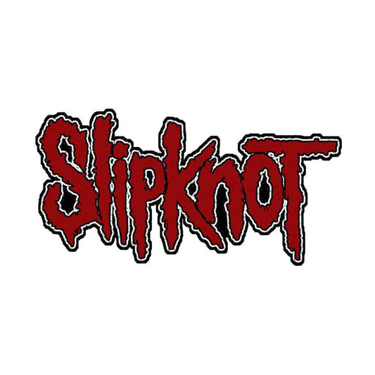 Slipknot patch – Logo Cut-Out (Rød)