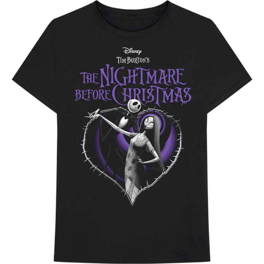The Nightmare Before Christmas – Jack & Sally Heart T-skjorte