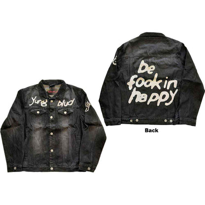 Yungblud denimjakke – Be Fooking Happy