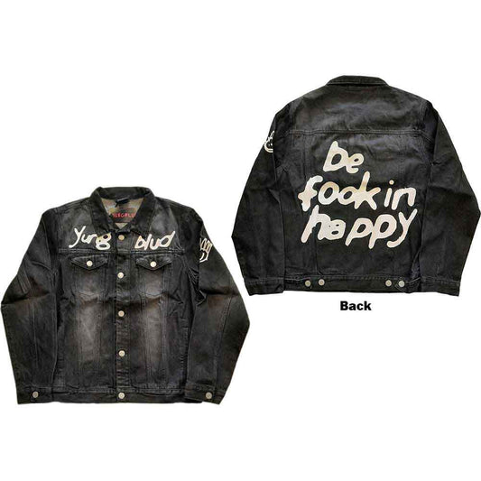 Yungblud denimjakke – Be Fooking Happy
